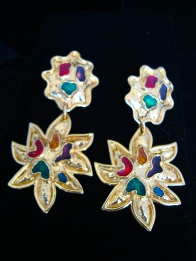 runwayvintage2 1980s Rare Runway Vintage Edouard Rambaud Paris Earrings