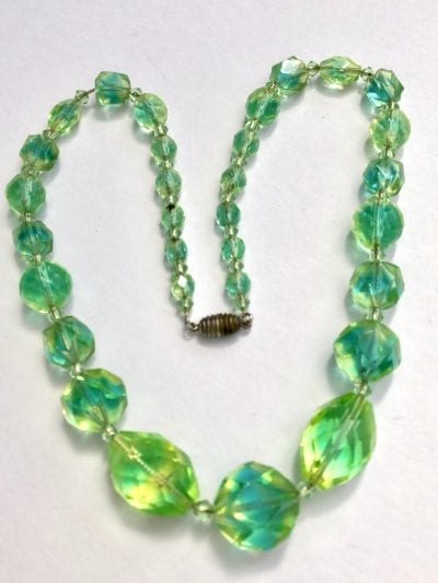 1930s Uranium Glass Beads
