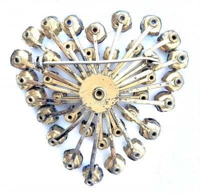 1930s Czech Heart Brooch