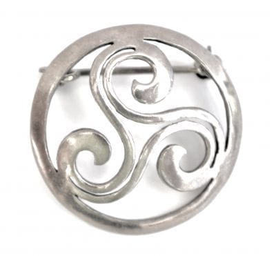 1960s Scandinavian Silver Brooch