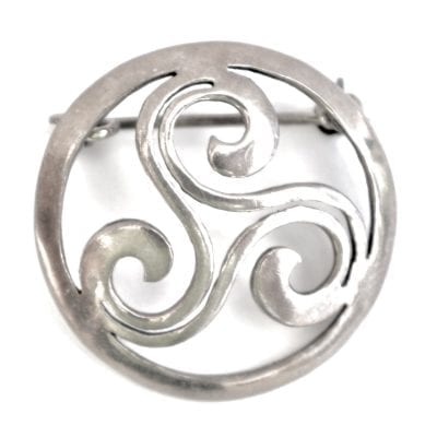 1960s Scandinavian Silver Brooch