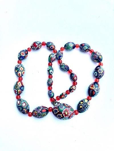 Millifiori Venetian Glass Beads