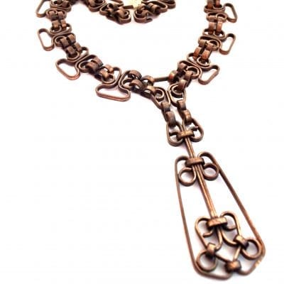 Vintage 1970s brutalist necklace