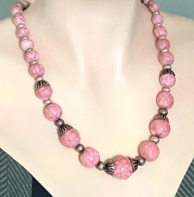 Louis Rousselet Pink Necklace