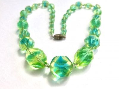 1930s Uranium Glass Beads