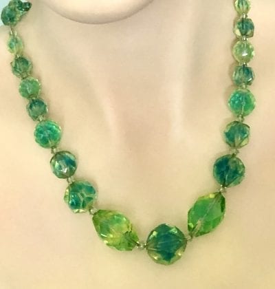 1930s Uranium Glass Beads