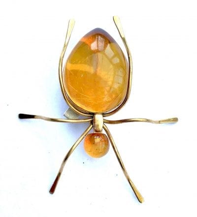 1930s Bakelite Ant Brooch