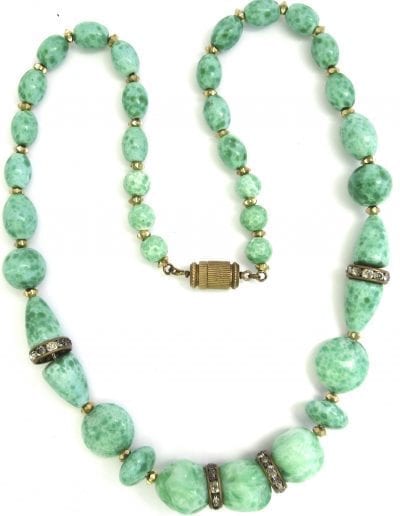 1930s Czech Peking Necklace