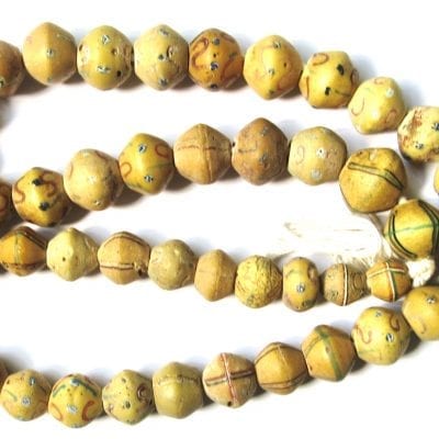 Vintage Yellow Trade Beads