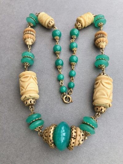 Art Deco Czech Necklace