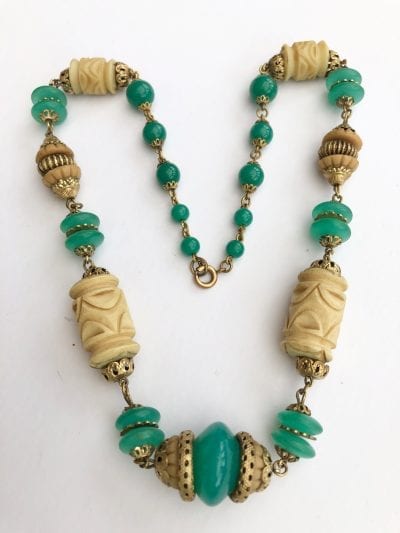 Art Deco Czech Necklace