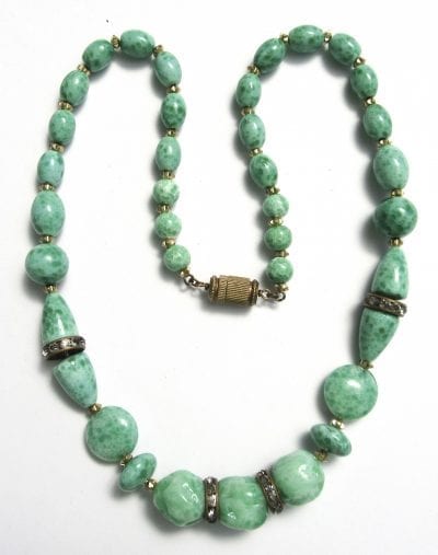 1930s Czech Peking Necklace