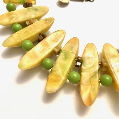 1930s Bakelite & Celluloid Necklace