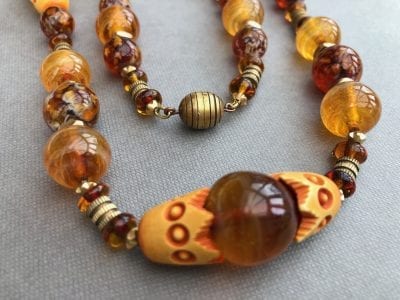 Louis Rousselet Amber Necklace