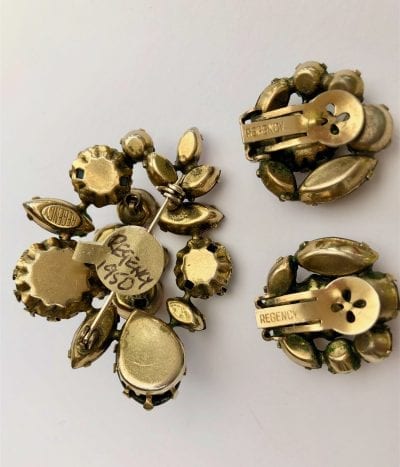 Regency 1950s Brooch Set