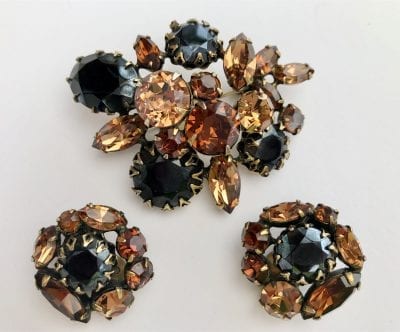 Regency 1950s Brooch Set