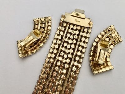 1950s Hobe Bracelet & Earrings