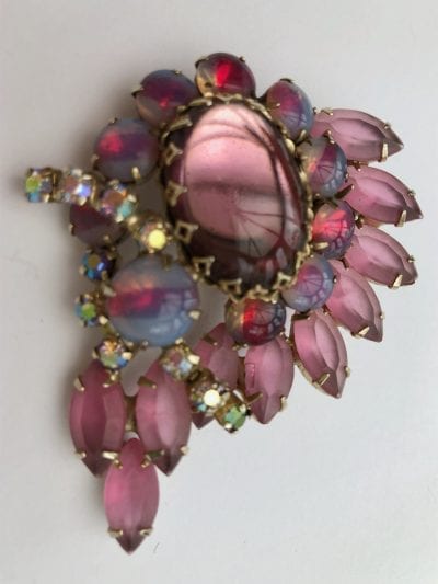 1950s Pink Brooch