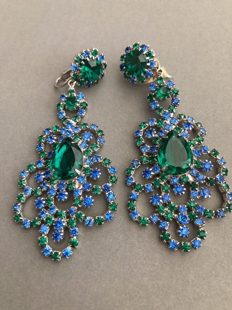 Hattie Carnegie 1950s Earrings - SOLD - Jewels Past | Vintage Costume ...