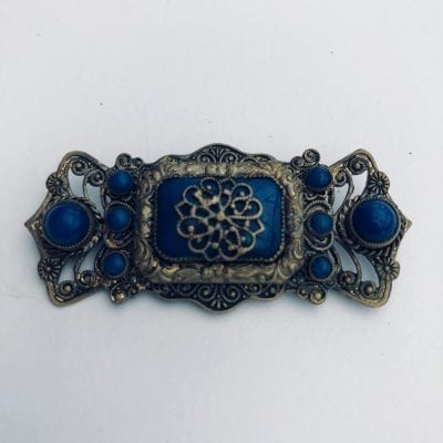 Neiger 1920s Blue Brooch