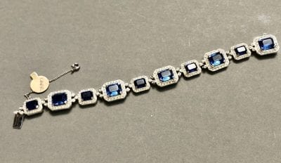 1950s Ciner Sapphire Bracelet