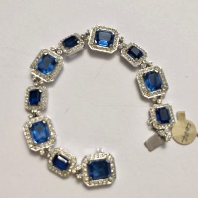 1950s Ciner Sapphire Bracelet