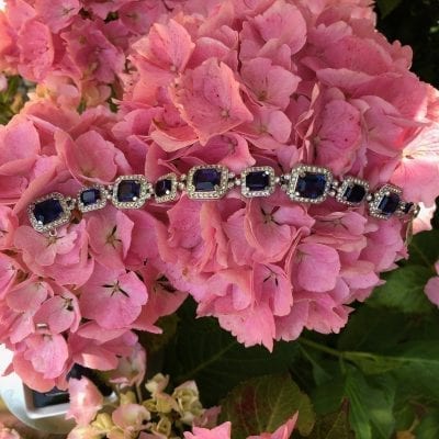 1950s Ciner Sapphire Bracelet