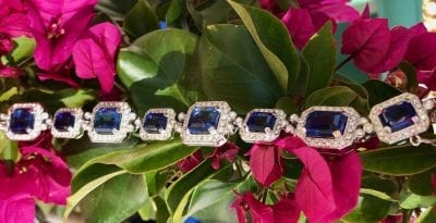 1950s Ciner Sapphire Bracelet