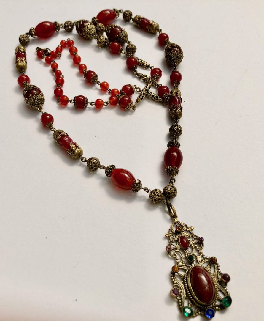 Antique necklaces 1920s 2025