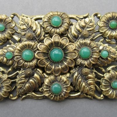 Neiger 1920s Leaf Brooch