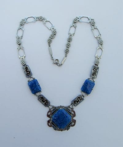 1920s Lapis Blue Necklace