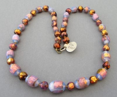 1920s Foil Glass Beads