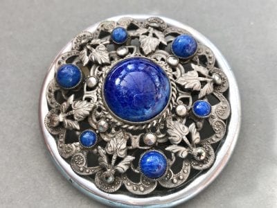 1920s Neiger Blue Brooch