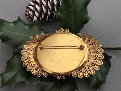 Miriam Haskell 1930s Brooch