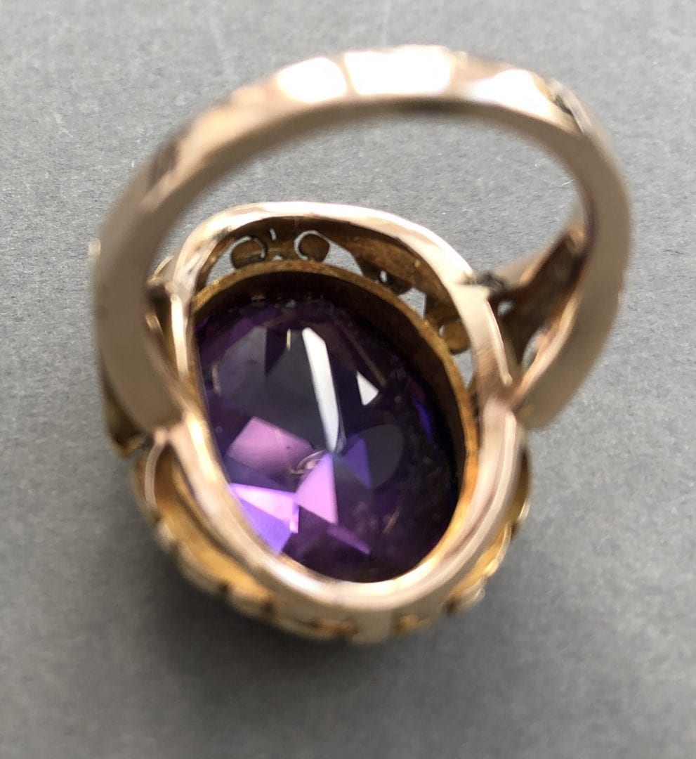 Vintage alexandrite sales rings for sale