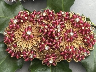 Miriam Haskell 1930s Brooch