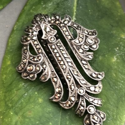 Silver Dress Clip