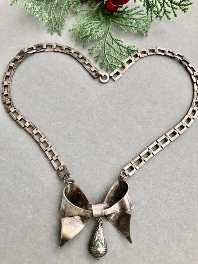 1920s Jakob Bengel Bow Necklace