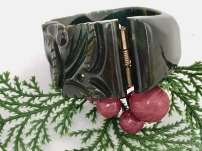 1940s Green Bakelite Clamper