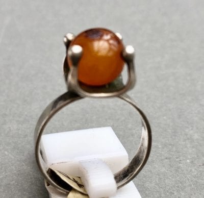 1960s Polish Silver Ring