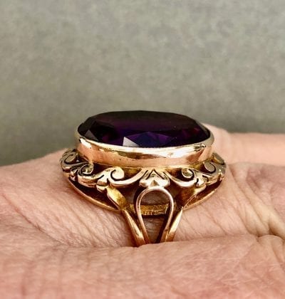 18ct 1950s Alexandrite Ring