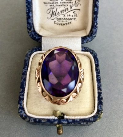 18ct 1950s Alexandrite Ring