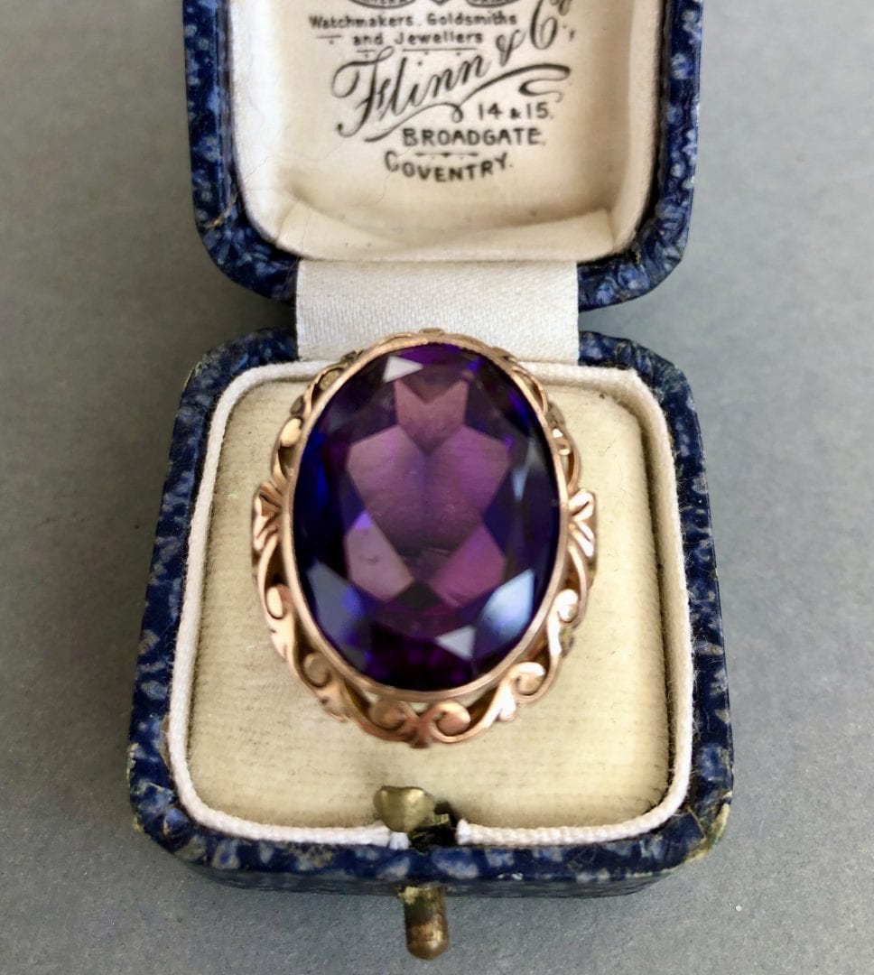 Vintage Russian 1.07 Ct Alexandrite Diamond Ring - Antique Jewelry | Vintage  Rings | Faberge EggsAntique Jewelry | Vintage Rings | Faberge Eggs