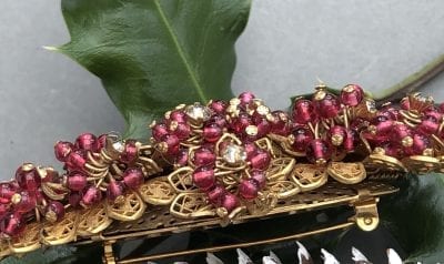 Miriam Haskell 1930s Brooch