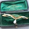 Art Nouveau Diamond Brooch