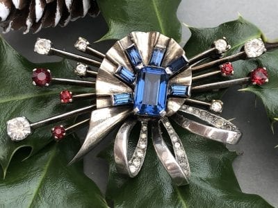 Mazer 1940s Sterling Brooch