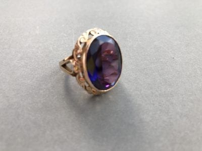 18ct 1950s Alexandrite Ring