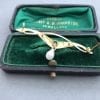 Art Nouveau Diamond Brooch