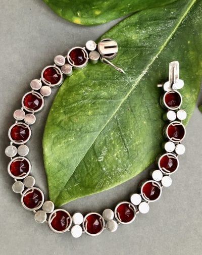 1920s Silver Riviere Bracelet