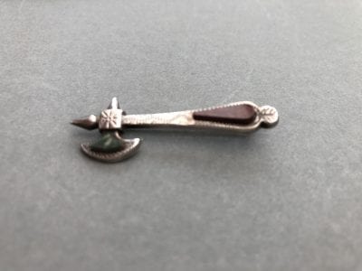 Antique Scottish Axe Brooch